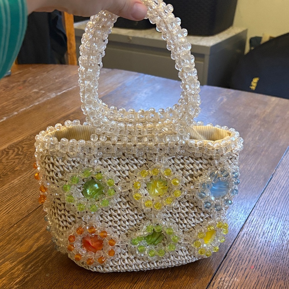 Vintage beaded handbag